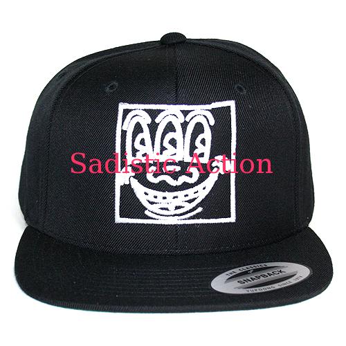 【即納】Keith Haring by House of Field 3 Eyed Face Snap Back Cap 【PATRICIA FIELD】【PFK-CAP-3EYE-SNAPBACK】