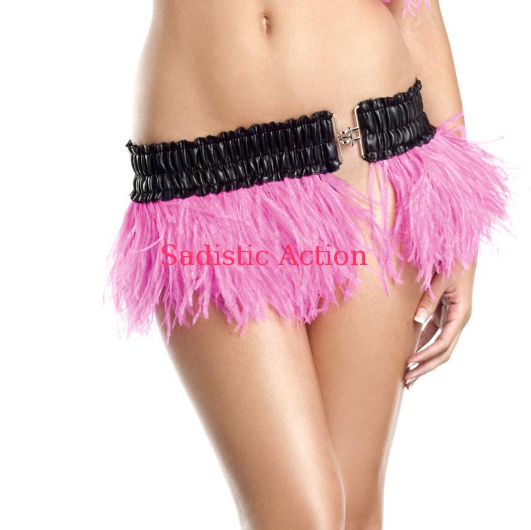 乐天商城 - 【即納】BE WICKED!Ostrich Feather Skirt HP 【BE WICKED!】【BE-DW-BW1500-H.PI】