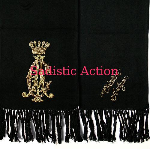 【即納】CHRISTIAN AUDIGIER CA Signature Knit Scarf 【CHRISTIAN AUDIGIER】【セール商品】【CA-ACC-CAW505-BK】