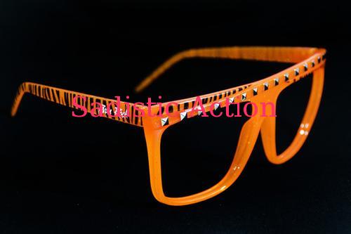 【即納】Party Rock Clothing Glitter Zebra Frames N.OR 【Party Rock Clothing】【PR-ACC-GLITTER ZEBRA FRAMES-N/OR】