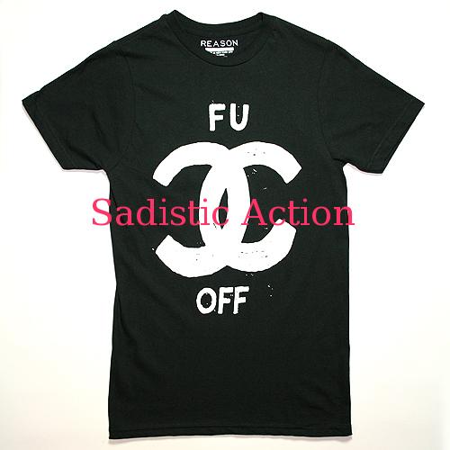乐天商城 - 【即納】Reason Fuck Off Tee Black 【REASON CLOTHING】【RN-TP-Fuck Off Tee-BK】