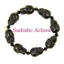 【即納】TARINA TARANTINO LUCITE SKULL BEAD BRACELET 【TARINA TARANTINO】【TAR-BR-B10FH6-BK】