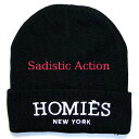 【即納】Reason Homies Beanie 【REASON CLOTHING】【RN-ACC-Homies-BK/WH】