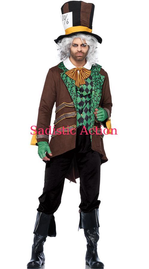 【即納】Leg Avenue Men's Classic Hatter Costume 【Leg Avenue　（ストッキング、ランジェリー、衣装、コスチューム、小物）】【ハロウィンコスチューム】【LEG-CO-85317】