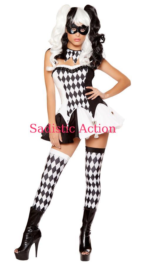 乐天商城 - 【即納】ROMA Devious Jester Costume 【ROMA　（ダンスウェア、衣装、コスチューム、小物）】【ハロウィンコスチューム】【RM-CO-10044】