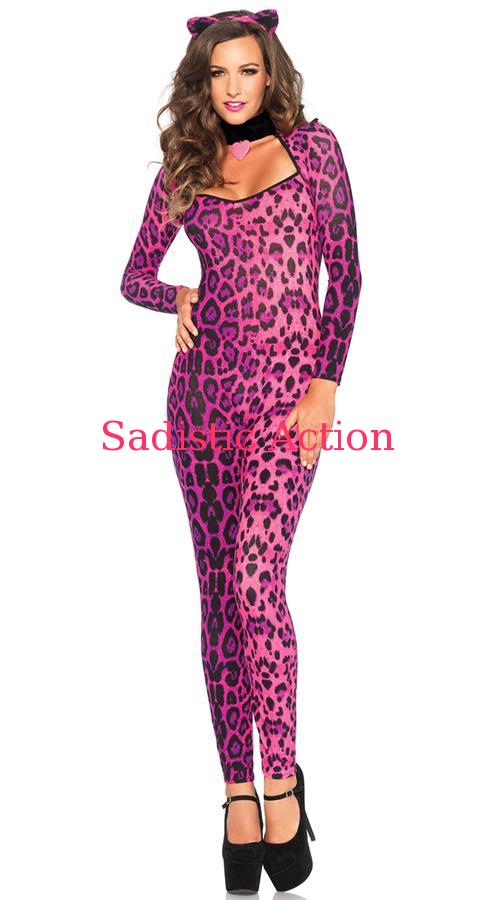 【即納】Leg Avenue Pretty Pink Pussycat Costume 【Leg Avenue　（ストッキング、ランジェリー、衣装、コスチューム、小物）】【ハロウィンコスチューム】【LEG-CO-85392】