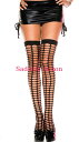 MUSIC LEGS Oval Netted Thigh HighsオーバルネットサイハイストッキングBLACKThese stockings do the talking with oval netted cut outs and a solid band top.Fabric: 88% Nylon 12% SpandexSize: One Size Fits MostオーバルネットサイハイストッキングBLACK