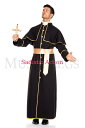 【即納】MUSIC LEGS Men's Deluxe Priest Costume 【ハロウィンコスチューム】【MUSIC LEGS　（ストッキング、ランジェリー、コスチューム）】【ML-CO-76024】