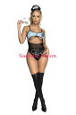 【即納】Mapale Sexy cop Lingerie Costume 【ハロウィンコスチューム】【コスチュームランジェリー】【Mapale(ダンスウェア、ランジェリー、コスチューム、スイムウェア等)】【MP-CO-6443】 1