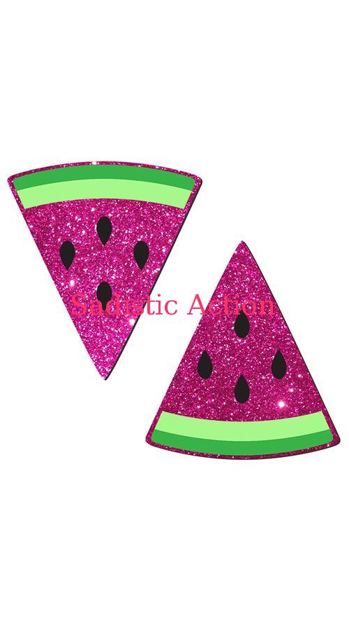 【即納】Pastease Glittering Watermelon Pasties 【ペイスティ・ニップレス】【Pastease（ニップレス、ペイスティ）】【ニップレス・ペイスティ】【PT-WTM-GLT-HPK】