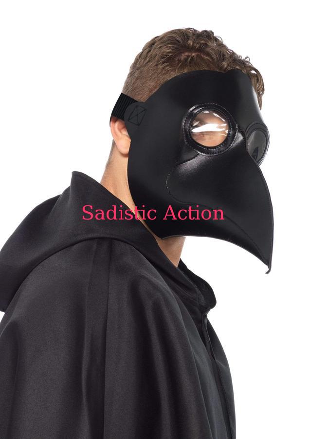 【即納】Leg Avenue Men's Plague Doctor Mask 【Leg Avenue　（ストッキング、ランジェリー、衣装、コスチューム、小物）】【ハロウィンコスチューム】【コスチュームアクセサリー】【マスク、仮面、ヘッドピース】【LEG-ACC-2157】