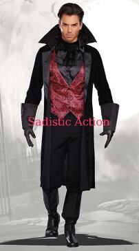 【即納】Dreamgirl Men's Bloody Handsome Vampire Costume 【ハロウィンコスチューム】【Dreamgirl(コスチューム、ランジェリーー、フェティッシュ)】【DG-CO-10260】
