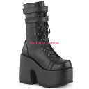 【即納】Demonia Platform Lace-Up Mid-Calf Boot 【ブーツ】【DEMONIA(サンダル・フェスティバルシューズ・ブーツ)】【...