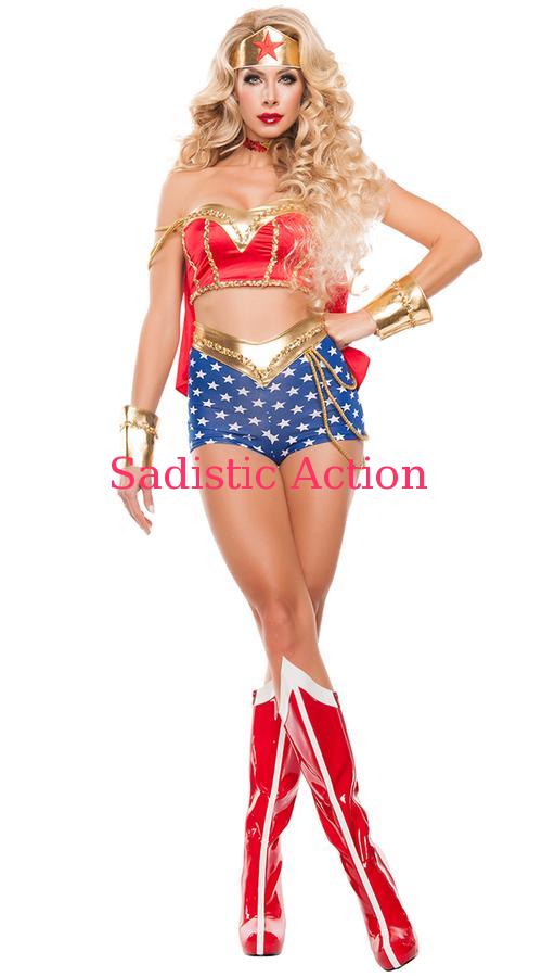 Costume - 【即納】STARLINE Star Power Superhero Costume 【ハロウィンコスチューム】【STARLINE　(コスチューム、ランジェリー、衣装）】【SL-CO-S5165】