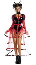 【即納】PARTY KING Women's Hellhound Demon Costume 【ハロウィンコスチューム】【PARTY KING(コスチューム、コ...