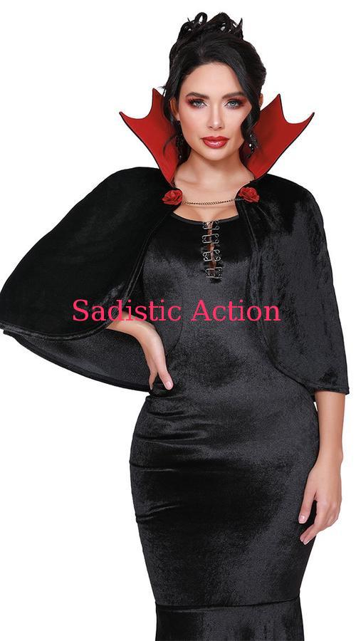 【即納】Dreamgirl Rose Vampire Cape 【ハロウィンコスチューム】【コスチュームアクセサリー】【Dreamgirl（コスチューム、ランジェリーー、フェティッシュ）】【その他】【DG-CO-11551】