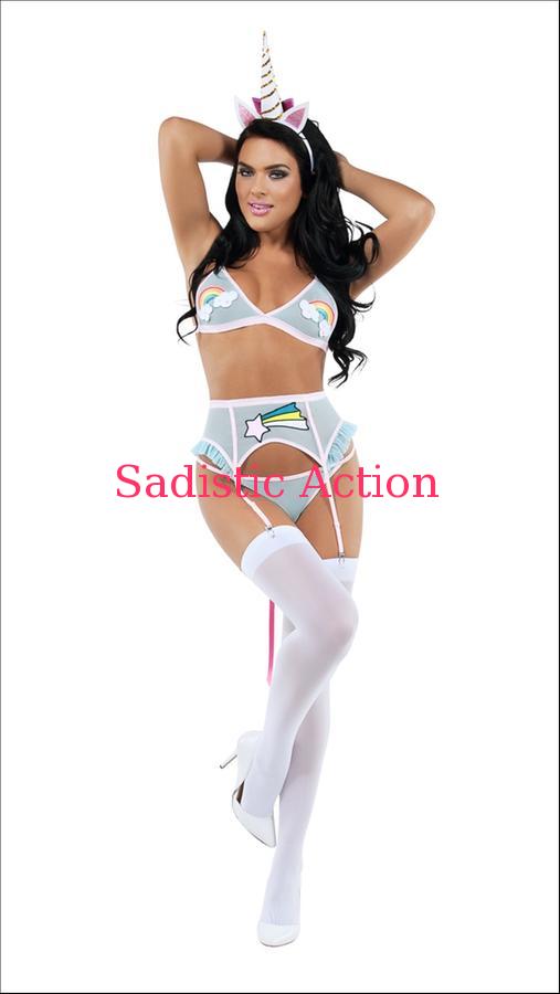 乐天商城 - 【即納】STARLINE Unicorn Marvel Bedroom Costume 【ハロウィンコスチューム】【STARLINE　(コスチューム、ランジェリー、衣装）】【コスチュームランジェリー】【SL-CO-B9003】