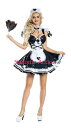 【即納】PARTY KING Marvelous Maid Costume 【ハロウィンコスチューム】【PARTY KING（コスチューム、コスチュームアクセサリー、衣装）】【PK-CO-PK1943】