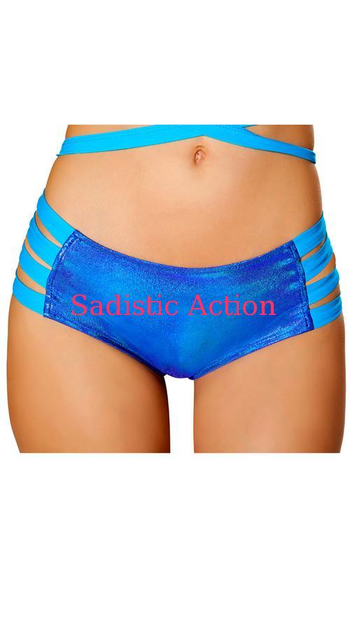 乐天商城 - 【即納】J.Valentine Metallic No Seam Strappy Shorts 【J Valentine(ダンスウェア、衣装、コスチューム、小物)】【ボトム・スカート】【JV-DW-FF923-BL】