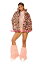 ¨ǼJ.Valentine Hip Length Faux Fur Coat J Valentine(󥹥塼ࡢʪ)ۡڥȥåץۡJV-DW-FF930-PI/LEO