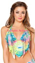 &nbsp;J Valentine Faux Suede Fringe Tie Dye TopフェイクスウェードタイダイフリンジトップTie DyeMade In USA Fabric: 92%polyester 8%spandexThis flirty faux suede top features a V-neckline halter straps a fringe trim a tie back closure and a colorful tie dye design. (Shorts not included.) J Valentine Faux Suede Fringe Tie Dye TopフェイクスウェードタイダイフリンジトップTie DyeMade In USA Fabric: 92%polyester 8%spandexThis flirty faux suede top features a V-neckline halter straps a fringe trim a tie back closure and a colorful tie dye design. (Shorts not included.) ◆別売り関連商品