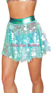 【即納】ROMA Flare Sequin Skirt 【ROMA　（ダンスウェア、衣装、コスチューム、小物）】【ボトム・スカート】【RM-DW-3600】