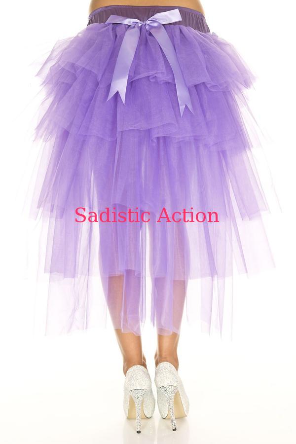 【即納】MUSIC LEGS Long Back Multi Layered Tulle 【コスチュームアクセサリー】【MUSIC LEGS　（ストッキング、ランジェリー、コスチューム）】【チュチュ・ペチコート】【ML-ACC-746-PU】 — vista 2