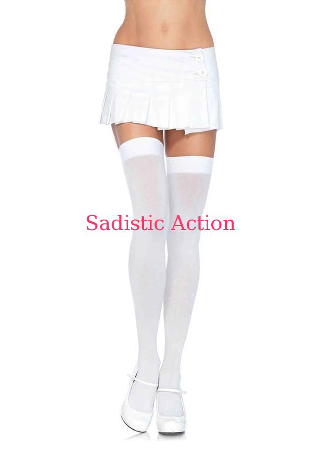 【即納】Leg Avenue Opaque Nylon Thigh High Stockings 【Leg Avenue　（ストッキング、ランジェリー、衣装、コスチューム、小物）】..