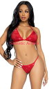 【即納】Leg Avenue Phoenix Bikini Swimwear Set 【Leg Avenue (ストッキング、ランジェリー、衣装、コスチューム、小物)】【ダンスウェアセット】【LEG-DW-81637-RED】(3)