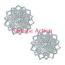 【即納】NEVA NUDE Ice Crystals Jewel Reusable Silicone Nipple Cover Pasties 【ペイスティ・ニップレス】【ニップレス・ペイスティ】【Neva Nude(ニップレス、ペイスティ)】【BN-SF-023】