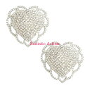 【即納】NEVA NUDE Eff Flowers Crystal Jewel Reusable Silicone Nipple Cover Pasties 【ペイスティ・ニップレス】【ニップレス・ペイスティ】【Neva Nude(ニップレス、ペイスティ)】【BN-HRT-028】