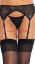 【即納】Leg Avenue Roxy Rhinestone Garter Belt 【Leg Avenue (ストッキング、ランジェリー、衣装、コスチューム、小物)】【ガーターベルト】【LEG-ACC-8886-BK】(3)