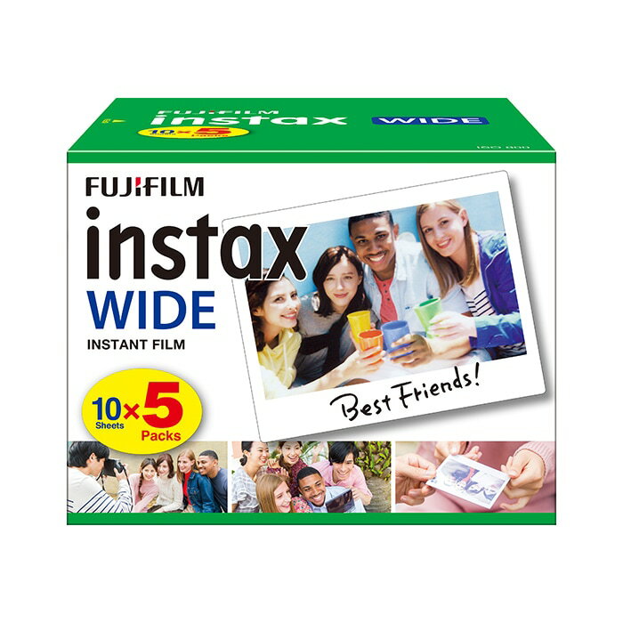 フジフイルム　インスタントフィルム instax WIDE 5パック