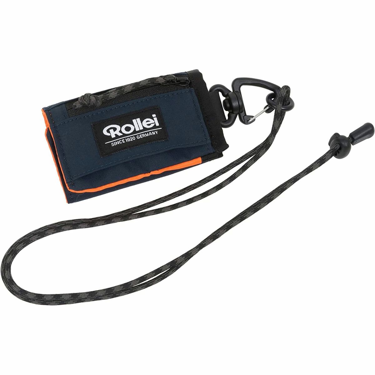 【クロネコゆうパケット配送・送料無料】Rollei (ローライ) ネックウォレット ネイビー