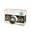【クロネコゆうパケット配送】Rollei (ローライ) カメラ型 ピンバッジ Rollei35 ゴールド