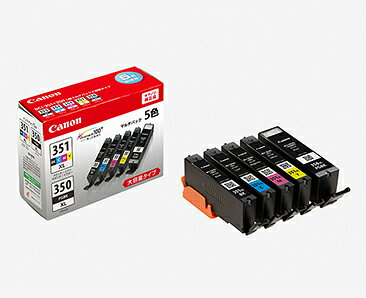 Other - 【ネコポス便配送対応商品 パッケージから出して発送します】　キヤノン(Canon) 純正カートリッジ　BCI-351XL(BK・C・M・Y)+350XL 5MP