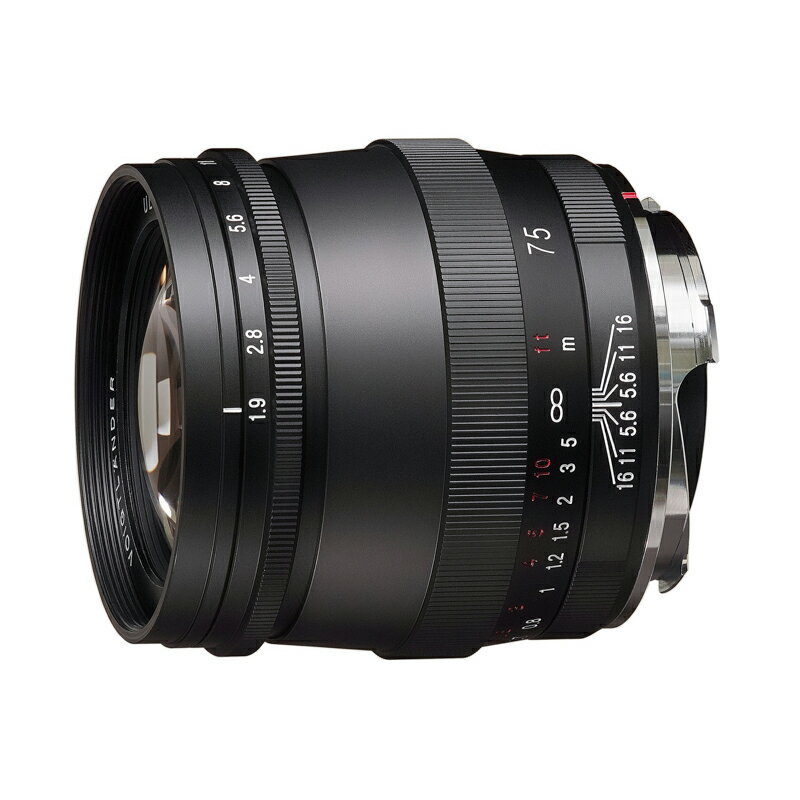 Voigtlander (フォクトレンダー) ウルトロン 75mm F1.9 MC（マットブラックペイント） VMマウント