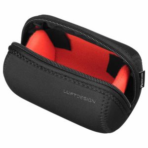 SAEDAオンラインストア 楽天市場店のハクバ ルフトデザイン スリムフィット レンズポーチ 70-120　ブラック　KLP-LS7012BK｜アングル2