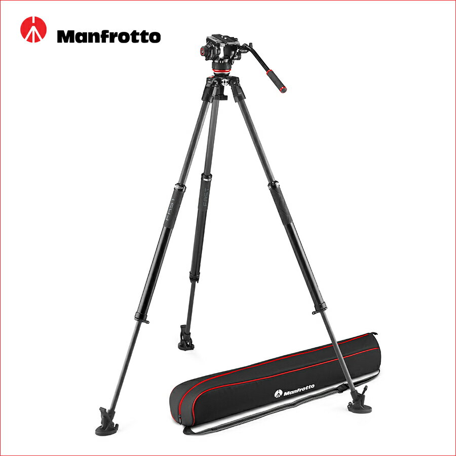 マンフロット（Manfrotto）504Xビデオ雲台+635FASTカーボン三脚 MVK504XSNGFC