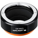 K&F Concept マウントアダプター (オリンパスOMマウントレンズをマイクロフォーサーズマウントボディに取付け)KF-OMM43.P