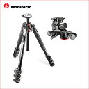 マンフロット Manfrotto 190プロアルミニウム4段三脚+XPROギア付き雲台キット JP-MK190A4-3WG