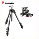 マンフロット Manfrotto 190プロカーボン4段三脚+XPROギア付き雲台キット JP-MK190C4-3WG 