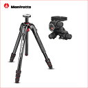 マンフロット Manfrotto 190go!アルミニウム4段三脚+410ギア付き雲台キット JP-MK190GA4-410