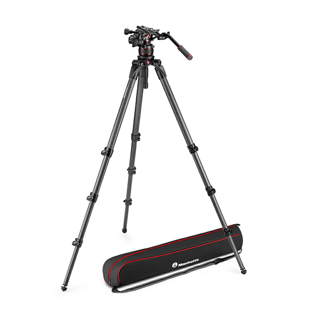 マンフロット（Manfrotto）ナイトロテック612ビデオ雲台+536カーボン三脚 MVK612CTALL