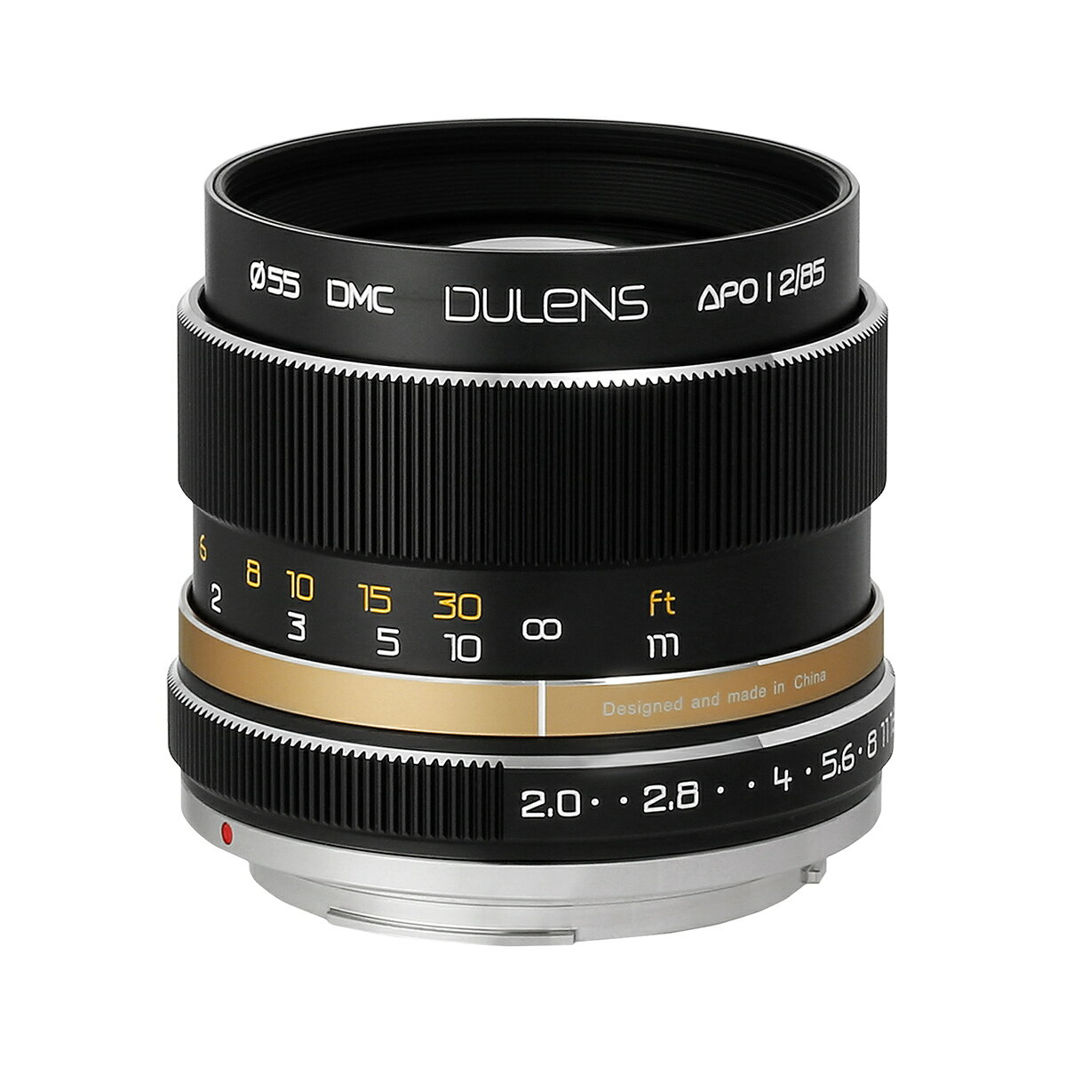 毒鏡 DULENS APO 85mm F2 ニコンFマウント　ブラック