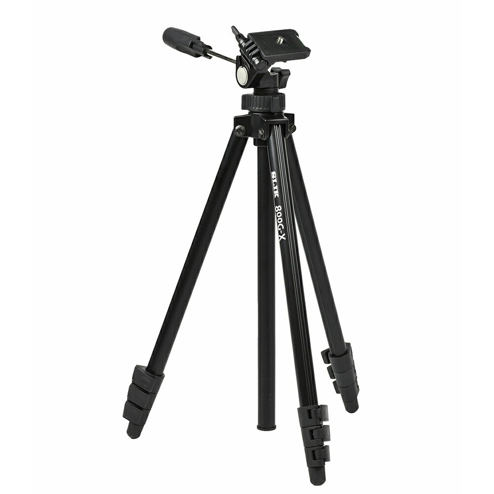 スリック（SLIK）アルミ三脚　800G-X スマホホルダー装備