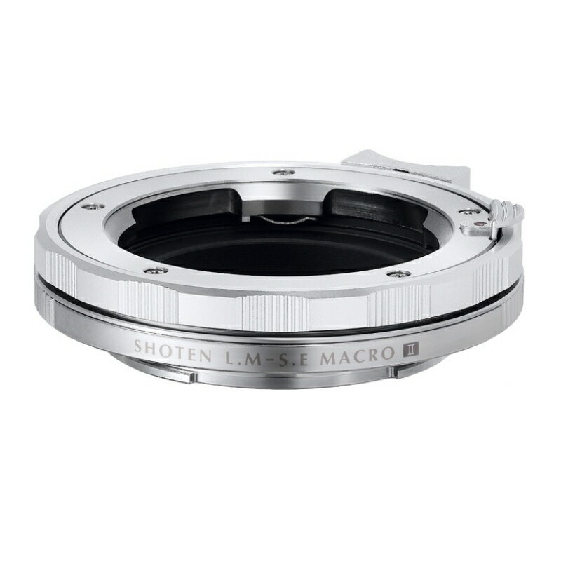 SHOTEN マウントアダプター LM-SE M II シルバー(ライカMマウントレンズ → ソニーEマウント変換) ヘリコイド付き