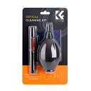 K&F Concept レンズクリーニング 3in1 キット (ペン・ブロア・クロス) KF-CBPCK
