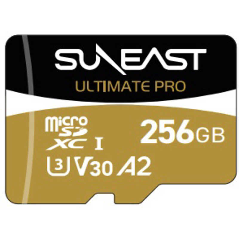 TC[Xg(SUNEAST) ULTIMATE PRO GOLD microSDXC J[h 256GB@SE-MSDU1256B185