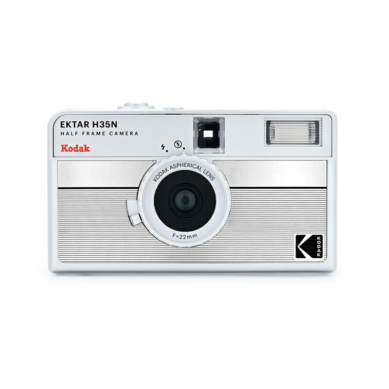 コダック(Kodak) フィルムカメラ ハーフフレーム ハーフサイズ 35mm EKTAR H35N シルバー